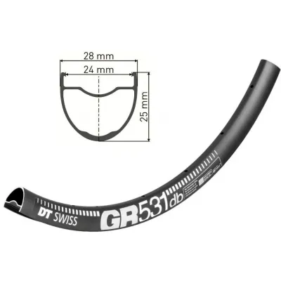 Обід DT SWISS GR 531 29X24 DISK BRAKE 28отв.