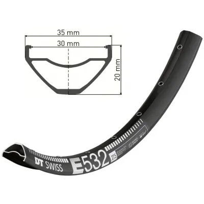 Обід DT SWISS E 532 29x30 DISK BRAKE 32отв.