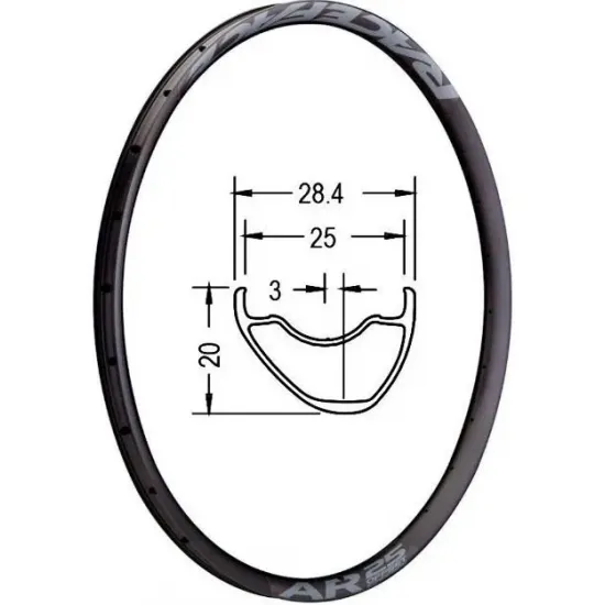 Обiд RFRIM,AR OFFSET,2019,25,27.5",32H,GRY