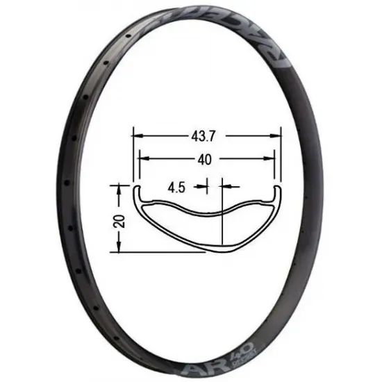 Обід RaceFace RIM,AR OFFSET,2019,40,27.5",32H,GRY