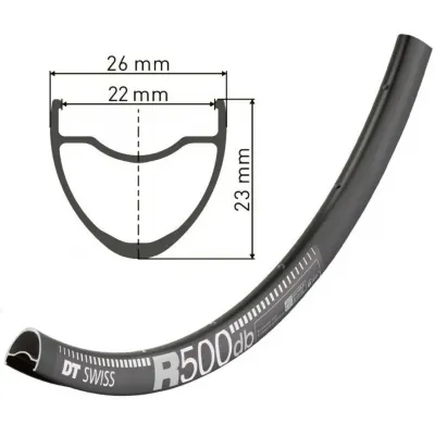 Обід DT SWISS R 500 29X22 DISK BRAKE 28отв. Обід DT SWISS R 500 29X22 DISK BRAKE 28отв.