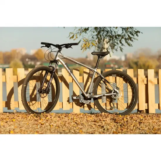 Велосипед 27,5" Pride MARVEL 7.3 рама - L 2023 сірий (гальма SRAM, задній перемикач і манетка - MICROSHIFT)