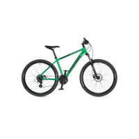 Велосипед AUTHOR (2023-24) Impulse 27.5", рама 19", цвет-зеленый (синий) // черный