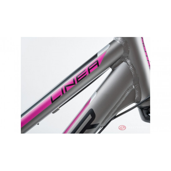 Велосипед AUTHOR (2023-24) Linea 28", рама 19", колір-сріблястий (рожевий) // сріблястий 2023148