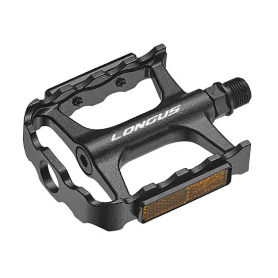 Педалі Longus MTB PREMIUM Al, пром підшипники, чорний