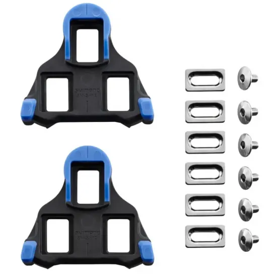Шипи SM-SH12 SPD-SL шосе, вільний хід 2 град, сині