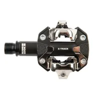 Педалі Look X-TRACK DARK GREY, алюміній, вісь chromoly 9/16" , темно-сіра