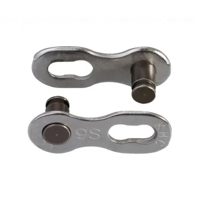 Замок ланцюга KMC 9R EPT Silver 9 швидкостей упаковка 2 шт.