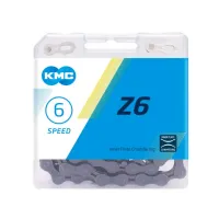 Цепь KMC Z6 Gray 114 звеньев с замком в боксе