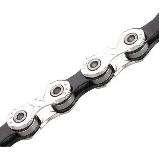 Ланцюг KMC X10 Silver/Black 10 швидкостей 122 ланки срібний/чорний + замок