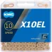 Цепь KMC X10EL (Extra Light) Ti-N золотая 114 звеньев