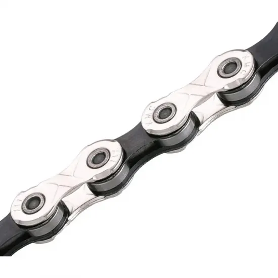 Ланцюг інд. 114 зв. 1/2x11/128 KMC X11-1 NPBK silver/black