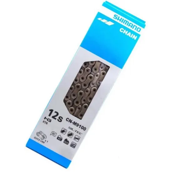 Ланцюг CN-M9100 XTR, 126 лінків, SIL-TEC 12-швидк, +QUICK-LINK