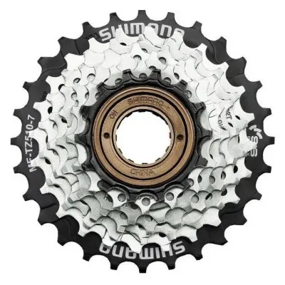 Зірки задні з трещеткой MF-TZ510-7, 14-28, срібл, 7-зв.