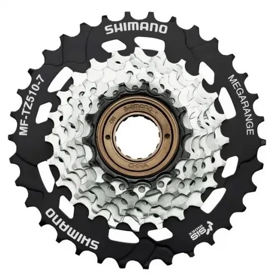 Зірки задні з трещеткой MF-TZ510-7, 14-34, срібл, 7-зв.