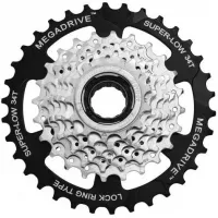 Трещотка SunRace M4S, 7 скоростей, 13-34T, серебристый/черный