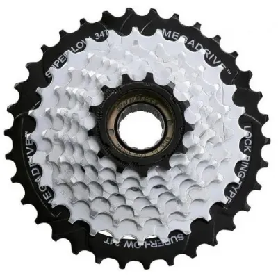 Тріскачка SunRace M56, 8 швидкостей, 13-34T, срібний/чорний