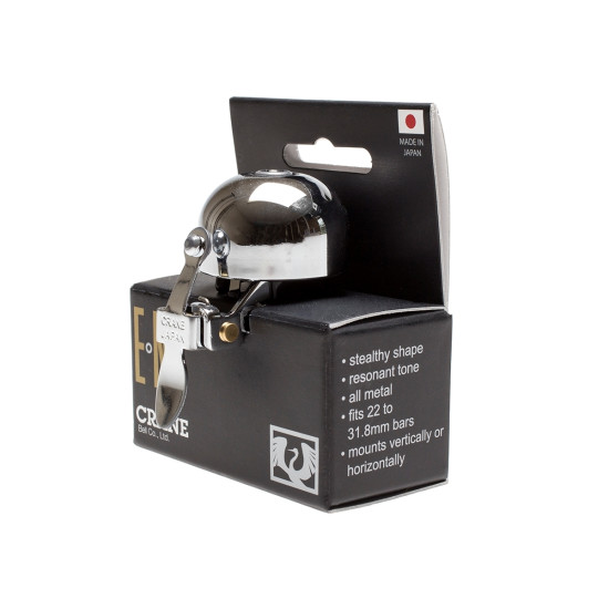 Дзвінок E-NE CRANE, All Chrome Plated, 37мм латунь, скоба