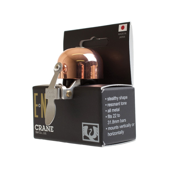 Дзвінок E-NE CRANE, Copper Brass, 37мм латунь, скоба Дзвінок E-NE CRANE, Copper Brass, 37мм латунь, скоба