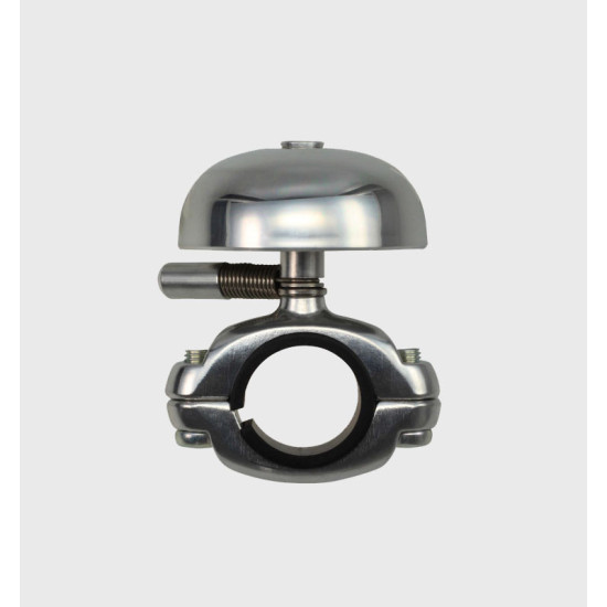 Дзвінок MINI KAREN CRANE, Polished Silver, 45мм алюміній, зажим