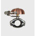 Дзвінок MINI SUZU CRANE, Brushed Copper, 45мм латунь, зажим