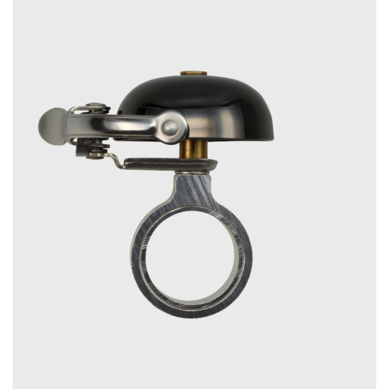 Дзвінок MINI SUZU CRANE, Neo Black, 45мм латунь, спейсер