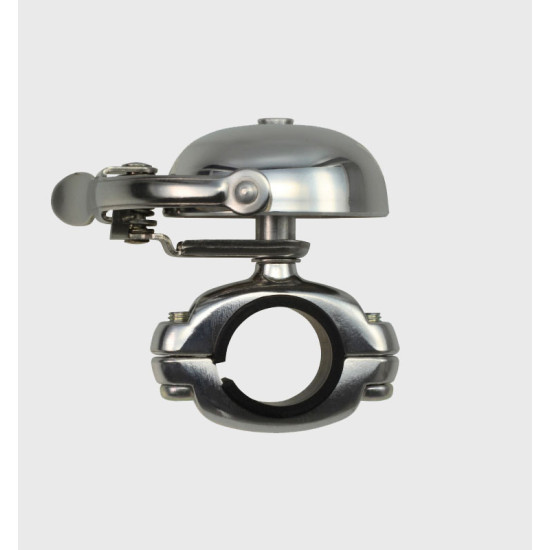 Дзвінок MINI SUZU CRANE, Polished Silver, 45мм алюміній, зажим