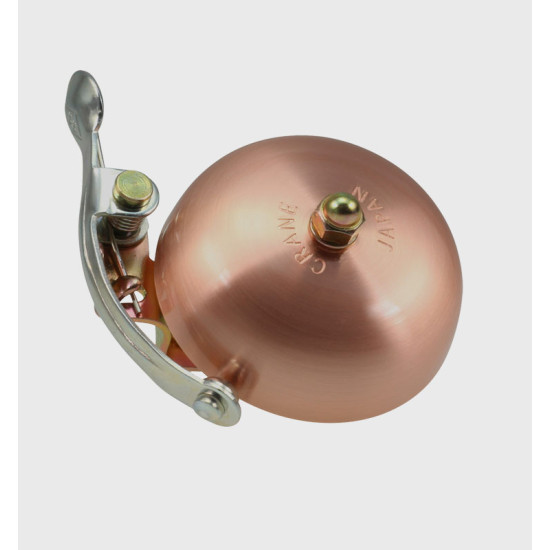 Дзвінок SUZU CRANE, Brushed Copper, 55мм латунь, скоба