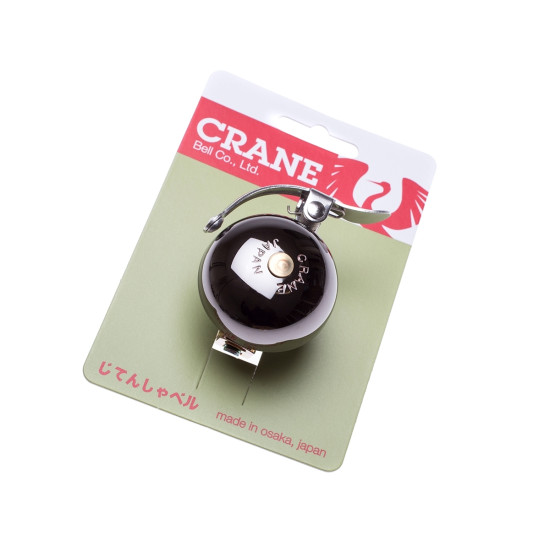Дзвінок SUZU CRANE, Neo Black, 55мм латунь, скоба