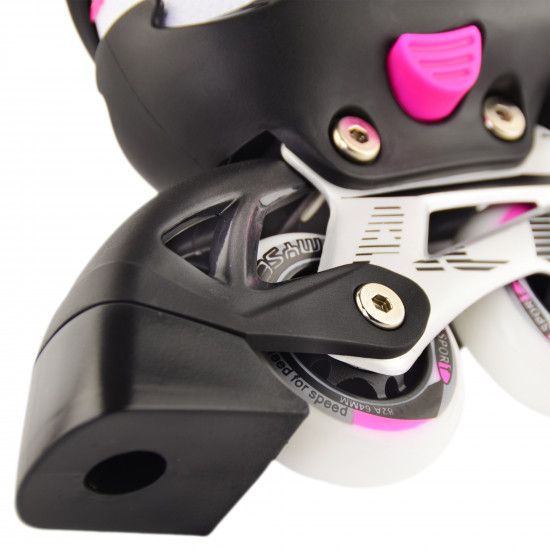 Роликові ковзани Action Chris PW-153B-5-1/Pink/33-36