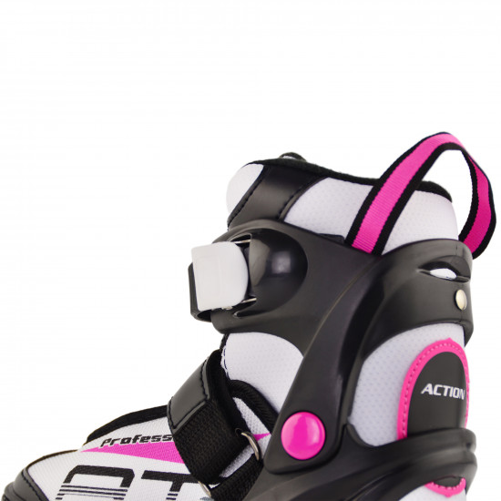 Роликові ковзани Action Chris PW-153B-5-1/Pink/33-36
