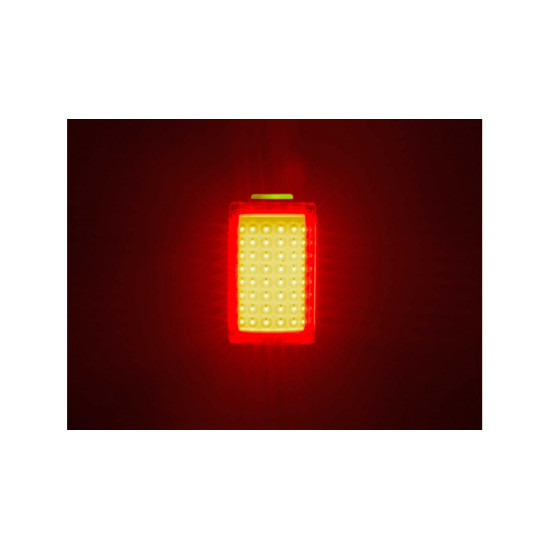 Ліхтар стоп задній Author A-Square USB CobLed 100 lm, чорний з червоним рефлектором 12039975