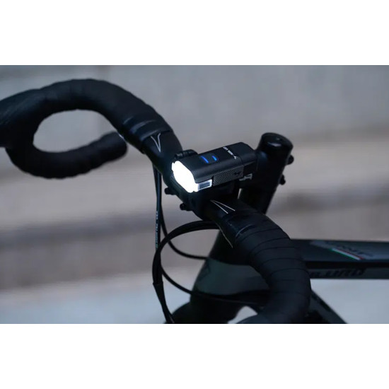 Фара Moon Rigel Lite 500 люмен вбудований аккум, USB TYPE-C кабель, чорна