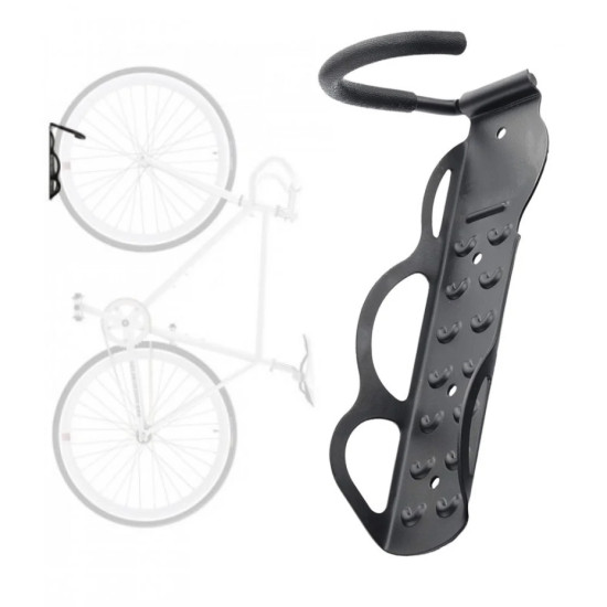 Тримач Green Cycle GTL-011 для велосипеда на стіну, кріплення за колесо Тримач Green Cycle GTL-011 для велосипеда на стіну, кріплення за колесо