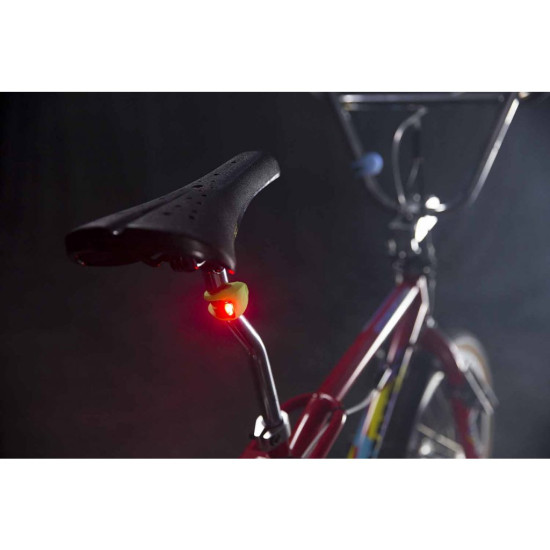 Мигалка задня Knog Frog Strobe Rear 2,5 Lumens Black 11928