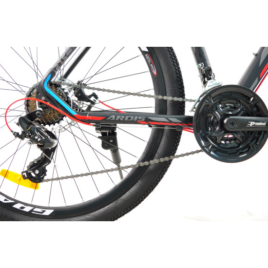 Велосипед ARDIS 27,5 MTB AL "DALLAS" чорно-червоний 0288BLKRD