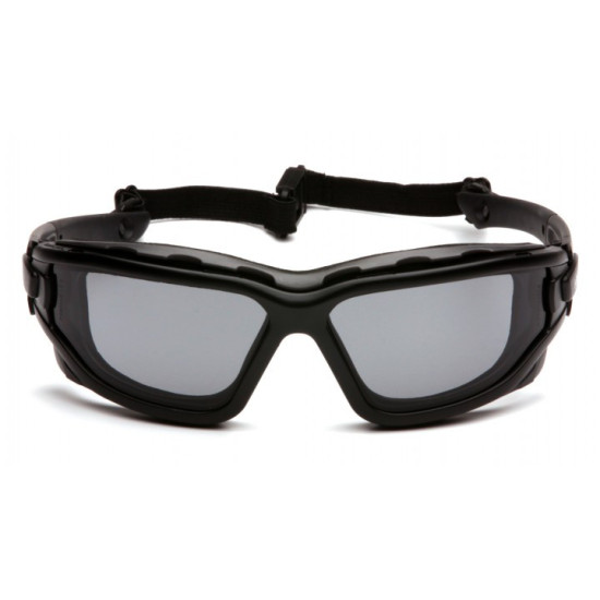 Защитные очки с уплотнителем Pyramex i-Force Slim (gray) Anti-Fog, черные