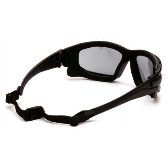 Защитные очки с уплотнителем Pyramex i-Force Slim (gray) Anti-Fog, черные