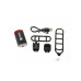 Фонарь передний Author A-DoubleShot 250/12 lm USB с задним красным светом 12002705