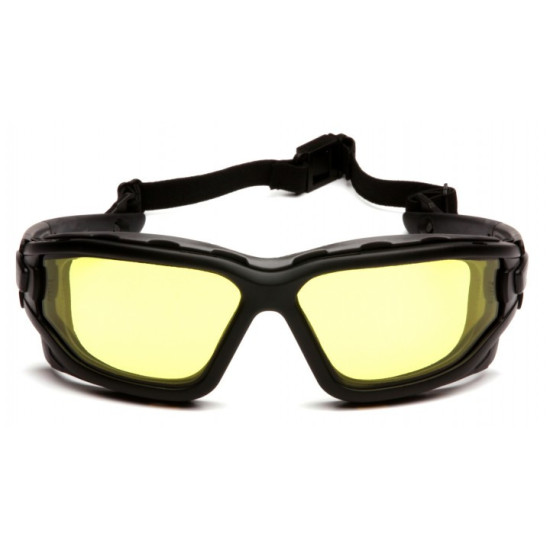 Защитные очки с уплотнителем Pyramex i-Force XL (amber) Anti-Fog, жёлтые