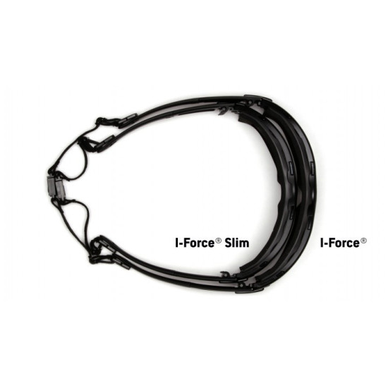Защитные очки с уплотнителем Pyramex i-Force XL (amber) Anti-Fog, жёлтые