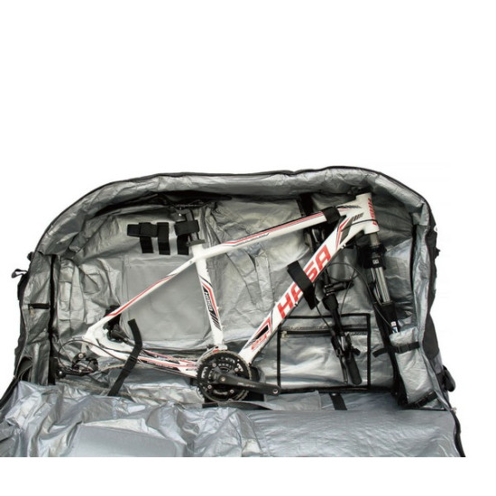 Чохол для велосипеда 26-29" XXF BIKE TRANSPORT BAG 600D, м'який, чорно-сірий Чохол для велосипеда 26-29" XXF BIKE TRANSPORT BAG 600D, м'який, чорно-сірий