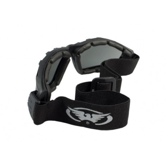 Очки защитные с уплотнителем Global Vision Trip (smoke) черные Очки защитные с уплотнителем Global Vision Trip (smoke) черные