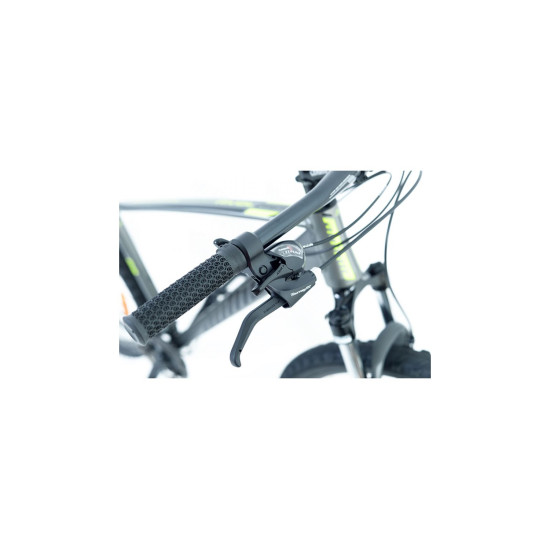 Велосипед AUTHOR (2023-24) Rival II 29", рама 19", цвет- серебристый (желтый) // серебристый 2023075