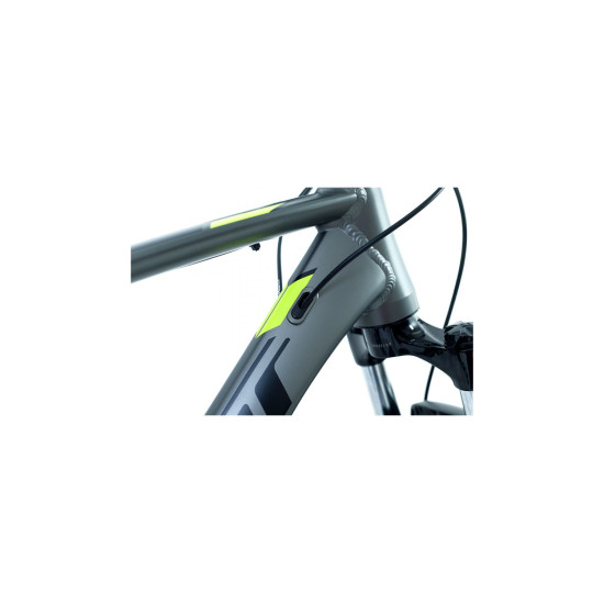 Велосипед AUTHOR (2023-24) Rival II 29", рама 21", цвет-серебристый (желтый) // серебристый 2023076