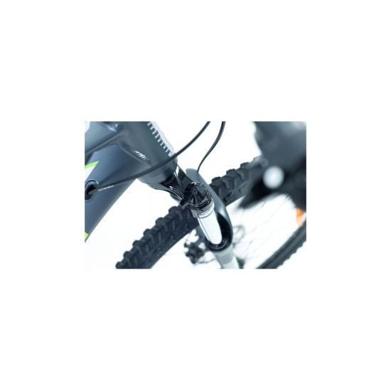 Велосипед AUTHOR (2023-24) Rival II 27.5", рама 15", цвет-серый (зеленый) // серый 2023065