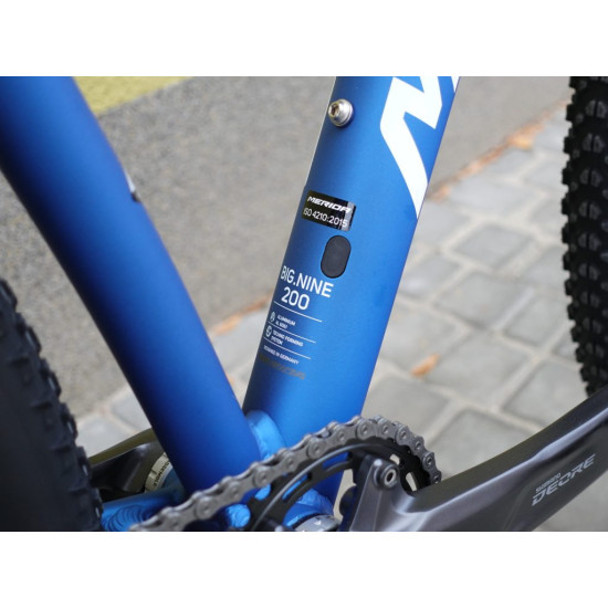 Велосипед MERIDA BIG.NINE 200,L(18.5),MATT BLUE(WHITE)