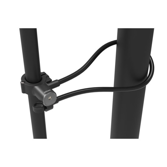 Замок Onguard Electric Scooter, трос 120см х 12мм, 5 ключей, чёрный