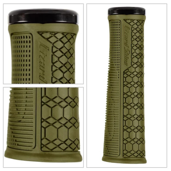 Гріпси Lizard Skins GRADIENT Lock-On, 136мм, olive green