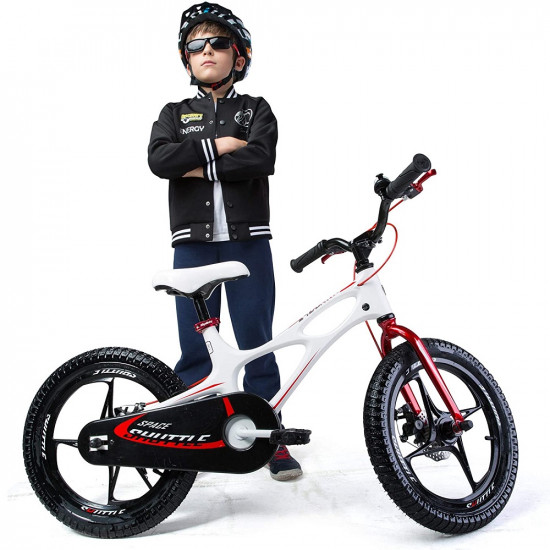 Велосипед RoyalBaby SPACE SHUTTLE 18", ОФІЦІЙНИЙ UA, белый